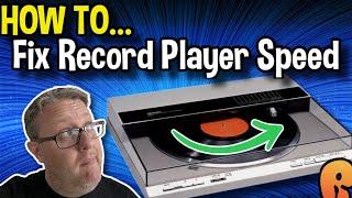 Mastering the Groove: How to Perfectly Fix Record Player Speed! #vinyl #turntable #repair