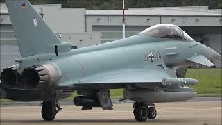 Fliegerhorst Norvenich AB, 1st October 2024. Eurofighter Typhoon EF2000s