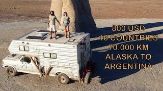 THIS IS THE INCREDIBLE 800 USD 1990 TRUCK CAMPER WHO MADE IT FROM ALASKA TO ARGENTINA! TRIBUTE TOUR