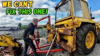 The BIGGEST Job Of Them All - But I've Discovered A MAJOR Problem - MF 50B Backhoe Removal