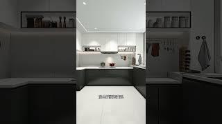 The built-in design of the kitchen is well done, and it is advanced, and the sense of space is gre