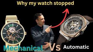 My Automatic watch not workingThe difference between an automatic and mechanical watch| in Hindi