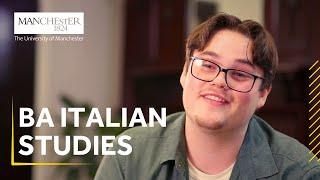 Study BA Italian Studies the University of Manchester