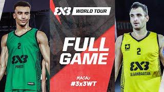 Paris  vs Ulaanbaatar MMC Energy | Full Pool Game | FIBA 3x3 World Tour Macau 2024