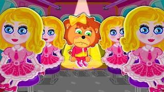 Lion Family | Don't Feel Lonely  Mommy In Barbie School Back to School With Mommy |Cartoon for Kids