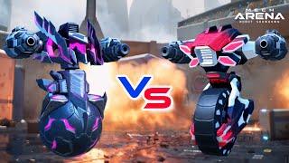 Slingshot Vs Nomad with Voltaic RPG - Mech Arena