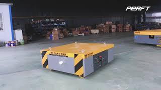 Material Handling Trackless Battery Powered Transfer Carts With Multidirectional Equipment  1T