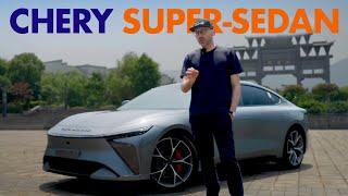 Chery Super Sedan EXLANTIX ES // HUAWEI LUXCEED Shared Platform - better than Xiaomi?