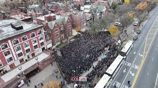 Drone View: Thousands of Shluchim from around the world at 770  in a show of Jewish pride