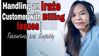 Mock Call #19: Handling an Irate Customer with Billing Issues | Reassurance and Empathy (TELCO)