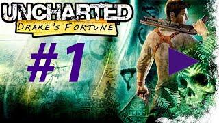 Uncharted: Судьба Дрейка (Drake’s Fortune) #1 Прохождение на русском  PS4 без комментариев