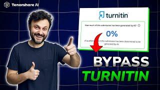 How to Bypass Turnitin AI Detection with Tenorshare AI Bypass | Best AI Humanizer AI Text (Free)