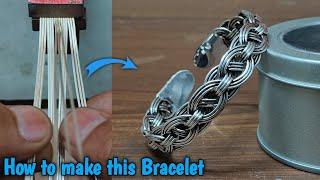 Cuff Bracelet Making/Twisted Silver Bracelet/Jewelry Making/Gold Smith Luke