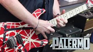 EVH  Van Halen 5150 Striped Guitar and EL34 Amp Demo Mike Palermo Mikes Music