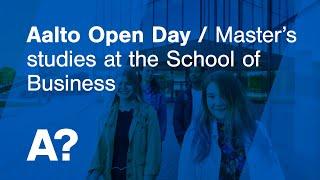 Student webinar | School of Business - Master's studies