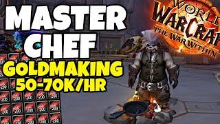 Make EASY GOLD With Cooking in The War Within - TWW Goldmaking