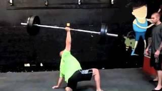 Meatball 185 lb Barbell Turkish Get Up