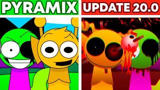Incredibox Sprunki Pyramixed NEW UPDATE [20.0] NEW BONUS CHARACTERS | FULL ANIMATION!