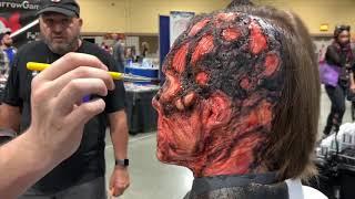 Two Face makeup Demo Mel Products USA 2019 Comic Con