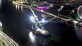 Neville Bonner Bridge now in place 3