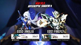 New v2.5 Apocalyptic Shadow 4 - E0S0 Jingliu and E0S1 Firefly | Honkai Star Rail