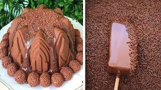 Easy Chocolate Cake Decorating Tutorials | How To Make Chocolate Cake Decorating Ideas