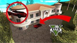 STEALING SECRET GTA V SC20 RED LAMBORGHINI IN MANSION!! | GTA SAN ANDREAS