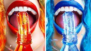 One Colored Makeover Challenge! Red VS Blue, Yellow VS Blue by Laughlagoon & 123Go, La La Life