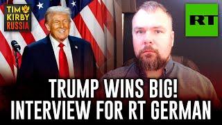 Tim Kirby Interviewed by RT, "Trump Wins Big!"