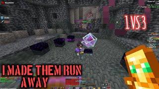 I Made Them Run Away In a 3 vs 1 In This Public Lifesteal Smp