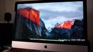 iMac 27 5K boot - El Capitan - Windows 10 - HHD 7200 rpm - SSD thunderbolt Transcend TS256GSJM500