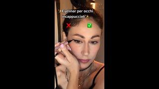 EYELINER PER OCCHI INCAPPUCCIATI - TUTORIAL #SHORTS