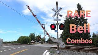 Uncommon Or Rare Bell Combo's At Railroad Crossing Compilation