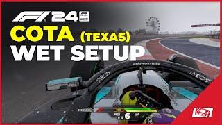 F1 24 COTA WET Car Setup ️