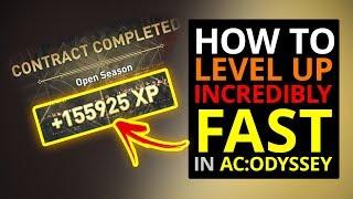 How To Level Up FAST In AC Odyssey!