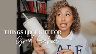 Grad School Supply Haul | What I Bought for My Neonatal Nurse Practitioner Masters Program