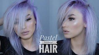 PASTEL LAVENDER HAIR | My hair dye routine | lolaliner