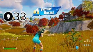 33 Elimination Solo vs Squads Wins (Fortnite Chapter 4 Full Gameplay)