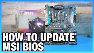 How To Update BIOS on an MSI Motherboard