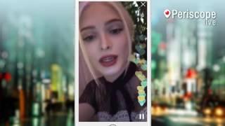 Алена Шишкова отвечает на вопросы про Тимати и их дочь в Periscope live