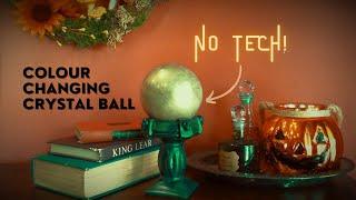 How to Make a Colour Changing Crystal Ball - Magical DIY Halloween Decor