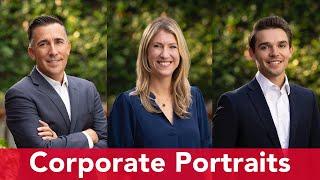 Outdoor Corporate Portraits, Camera Settings, Lens Choice & Lighting