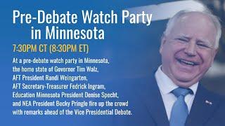 Pre-Debate Watch Party in Minnesota