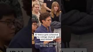 JD Vance gets schooled by college student post-debate