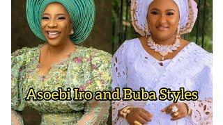 2023 African Latest Iro and Blouse Styles For Women | Asoebi Iro and Buba Blouse Styles |Loincloth