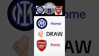 Inter Milan vs Arsenal football score prediction