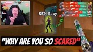 SEN Sacy INSANE 1 HP 1v5 with Sheriff ONLY made Subroza Rage at his teammates