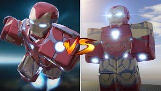 Iron Man Reimagined VS Iron Man Simulator 2 (ROBLOX)