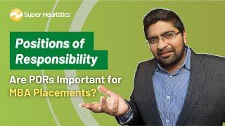 Are Positions of Responsibility Important for MBA Placements?