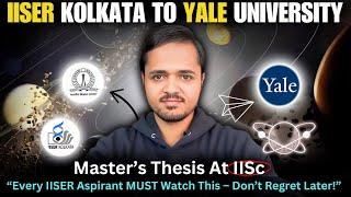 “From IISER Kolkata to Yale: The Inspiring Journey of Surendra!”